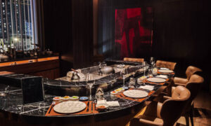 KLAZ - Multi-concept restaurant in Xintiandi with teppanyaki, omakase, shisha, and private rooms.