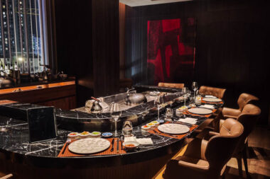 KLAZ - Multi-concept restaurant in Xintiandi with teppanyaki, omakase, shisha, and private rooms.