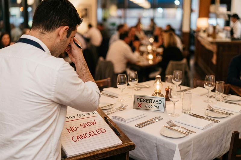 How no-shows and last minute cancellations affect the restaurant industry - Shanghai, China
