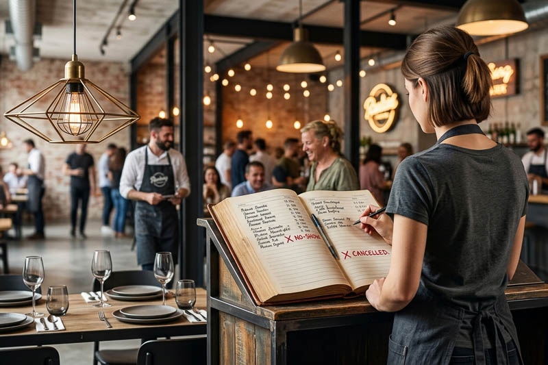 How no-shows and last minute cancellations affect the restaurant industry - Shanghai, China