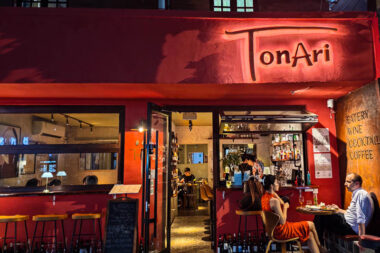 Tonari natural wine bar and French-Chinese fusion in Jing'an, Shanghai