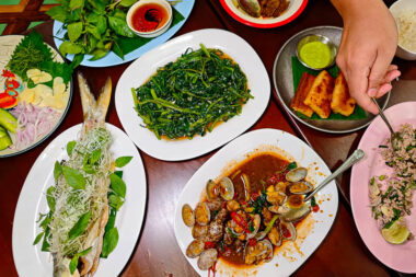 Lai Lai Lai is a Thai restaurant in Shanghai