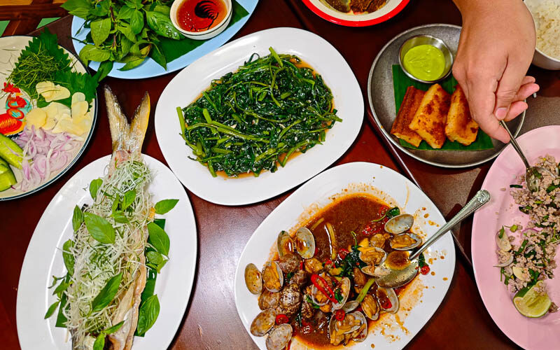 Lai Lai Lai is a Thai restaurant in Shanghai
