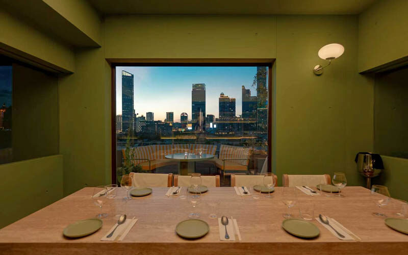 Atelier Kaulou is a Cantonese restaurant with a rooftop view in Shanghai.