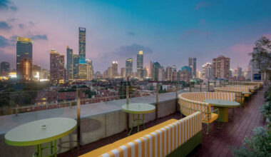 Atelier Kaulou is a Cantonese restaurant with a rooftop view in Shanghai.