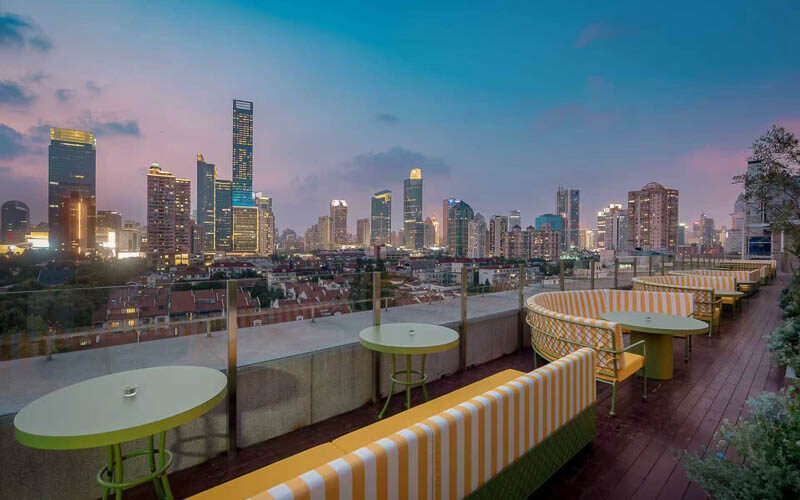 Atelier Kaulou is a Cantonese restaurant with a rooftop view in Shanghai.