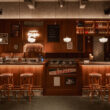 The bar at Caffe Yaya for coffee, gelato and drinks