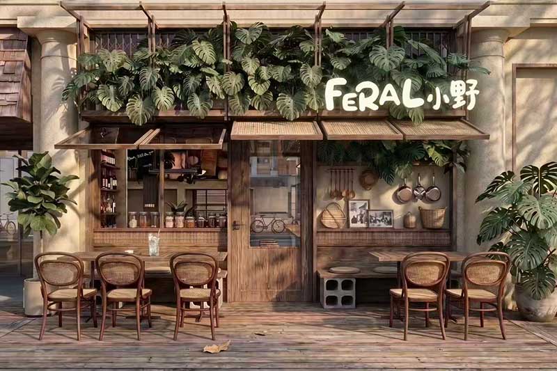 Feral Xiaoye is a Vietnamese restaurant in Shanghai specializing in banh mi and pho.