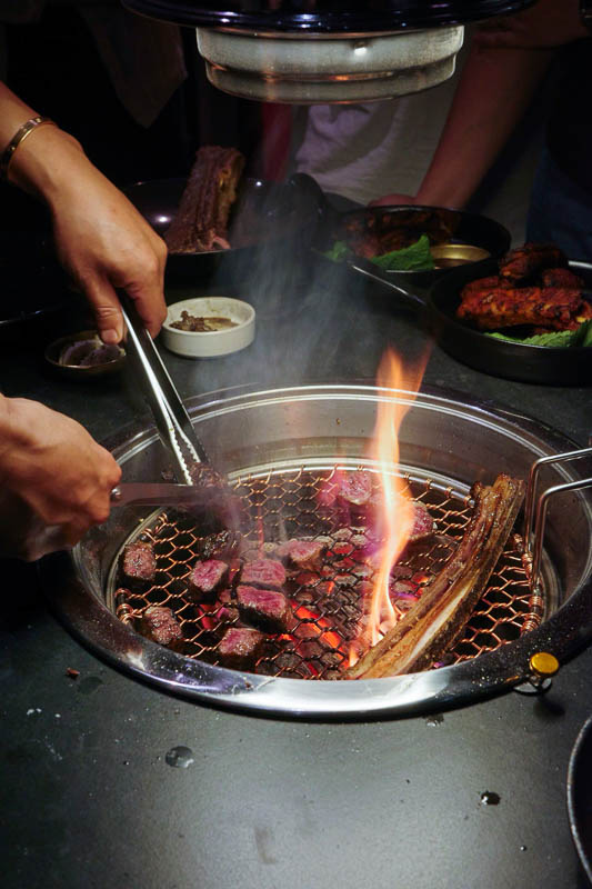 JUJU is a Korean barbecue restaurant in Changning, Shanghai