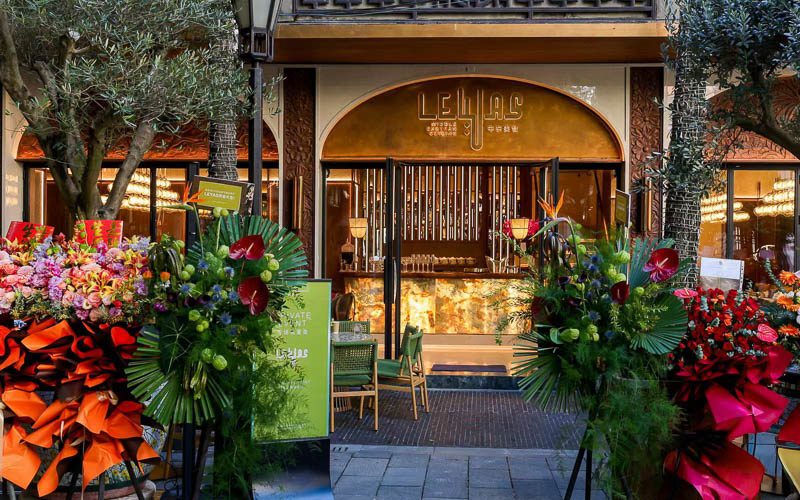 Leyas is a Middle Eastern halal restaurant in Xintiandi, Shanghai