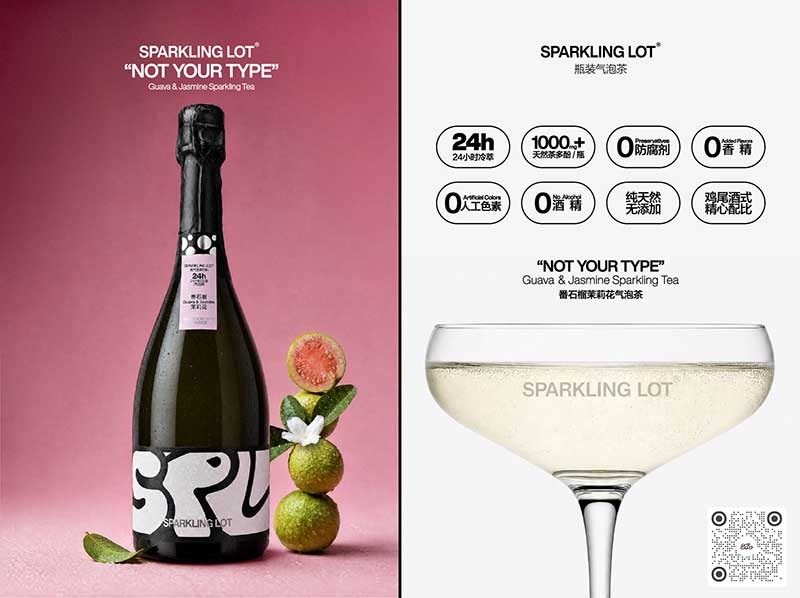 Sparkling Lot - Shanghai-born sparkling tea and kombucha brand.