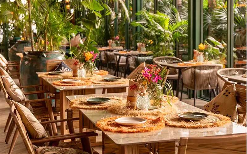 Tribe Sky Beach Club Shanghai is a high-altitude beach club concept on the sixth-floor rooftop garden of Plaza 66 in Jing’an.