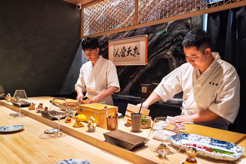 Uni Shushi, a Japanese omakase restaurant in Xintiandi, Shanghai