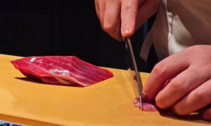Uni Shushi, a Japanese omakase restaurant in Xintiandi, Shanghai
